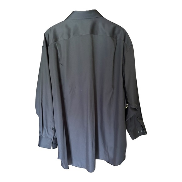 NEW Michael Kors No Iron Gray Button Down Shirt Size 20 34/35 Long Sleeve Shirt - Picture 2 of 6